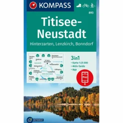 Wanderkarten Und Winterkarten|Wanderkarten Und Winterkarten^KOMPASS WANDERKARTE 893 TITISEE-NEUSTADT 1:25000