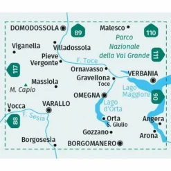 Outlet KOMPASS WANDERKARTE 97 VARALLO, VERBANIA, LAGO D'ORTA Wanderkarten Und Winterkarten|Wanderkarten Und Winterkarten