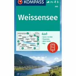 Discount KOMPASS WANDERKARTE 060 WEISSENSEE 1:25.000 Wanderkarten Und Winterkarten|Wanderkarten Und Winterkarten