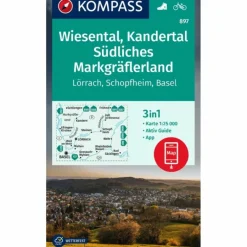Hot KOMPASS WANDERKARTE 897 WIESENTAL, KANDERTAL Wanderkarten Und Winterkarten|Wanderkarten Und Winterkarten