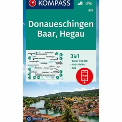 Wanderkarten Und Winterkarten|Wanderkarten Und Winterkarten^KOMPASS WANDERKARTE DONAUESCHINGEN, BAAR, HEGAU 1:35 000