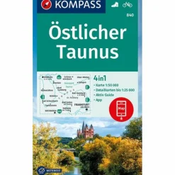 Online KOMPASS WANDERKARTE ÖSTLICHER TAUNUS 1:50 000 Wanderkarten Und Winterkarten|Wanderkarten Und Winterkarten