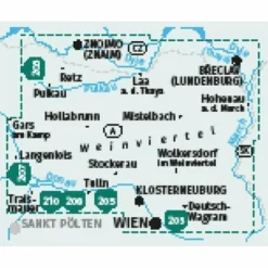 Sale KOMPASS WANDERKARTEN-SET 204 WEINVIERTEL (2 KARTEN) 1:50.000 Wanderkarten Und Winterkarten|Wanderkarten Und Winterkarten