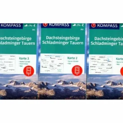 Best KOMPASS WANDERKARTEN-SET 293 DACHSTEINGEBIRGE Wanderkarten Und Winterkarten|Wanderkarten Und Winterkarten