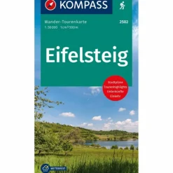 Wanderkarten Und Winterkarten|Wanderkarten Und Winterkarten^KOMPASS WANDER-TOURENKARTE EIFELSTEIG 1:50.000