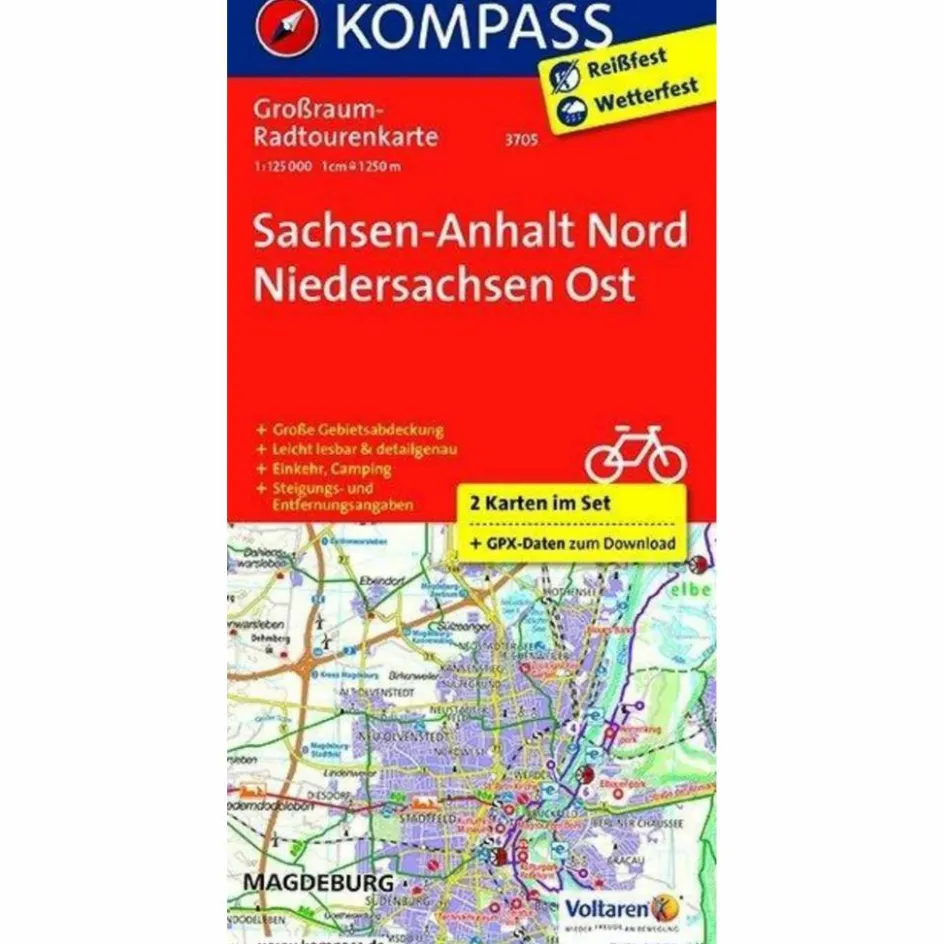 Fahrradkarten|Fahrradkarten^KORA 3705 SACHSEN-ANHALT NORD - Fahrradkarte
