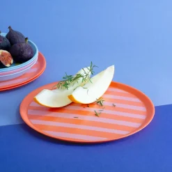 KOZIOL Campingtöpfe Und Campinggeschirr^LARGE PLATE 255MM NORA PLATE 255MM STRIPES - Campinggeschirr