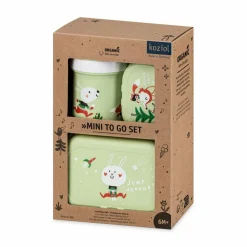 KOZIOL Campingtöpfe Und Campinggeschirr^LUNCH BOX SET + WATER BOTTLE 200ML HOP ON TO GO SET OF 3 - Essensbox