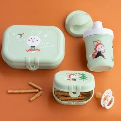 KOZIOL Campingtöpfe Und Campinggeschirr^LUNCH BOX SET + WATER BOTTLE 200ML HOP ON TO GO SET OF 3 - Essensbox