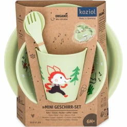 KOZIOL Campingtöpfe Und Campinggeschirr^PLATE + BOWL + CUP + CUTLERY SET HOP ON AT HOME SET OF 4 - Campinggeschirr