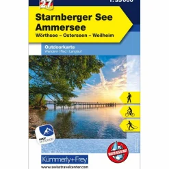 Wanderkarten Und Winterkarten|Wanderkarten Und Winterkarten^KUF DEUTSCHLAND OUTDOORKARTE 27 STARNBERGER SEE - AMMERSEE - Wanderkarte