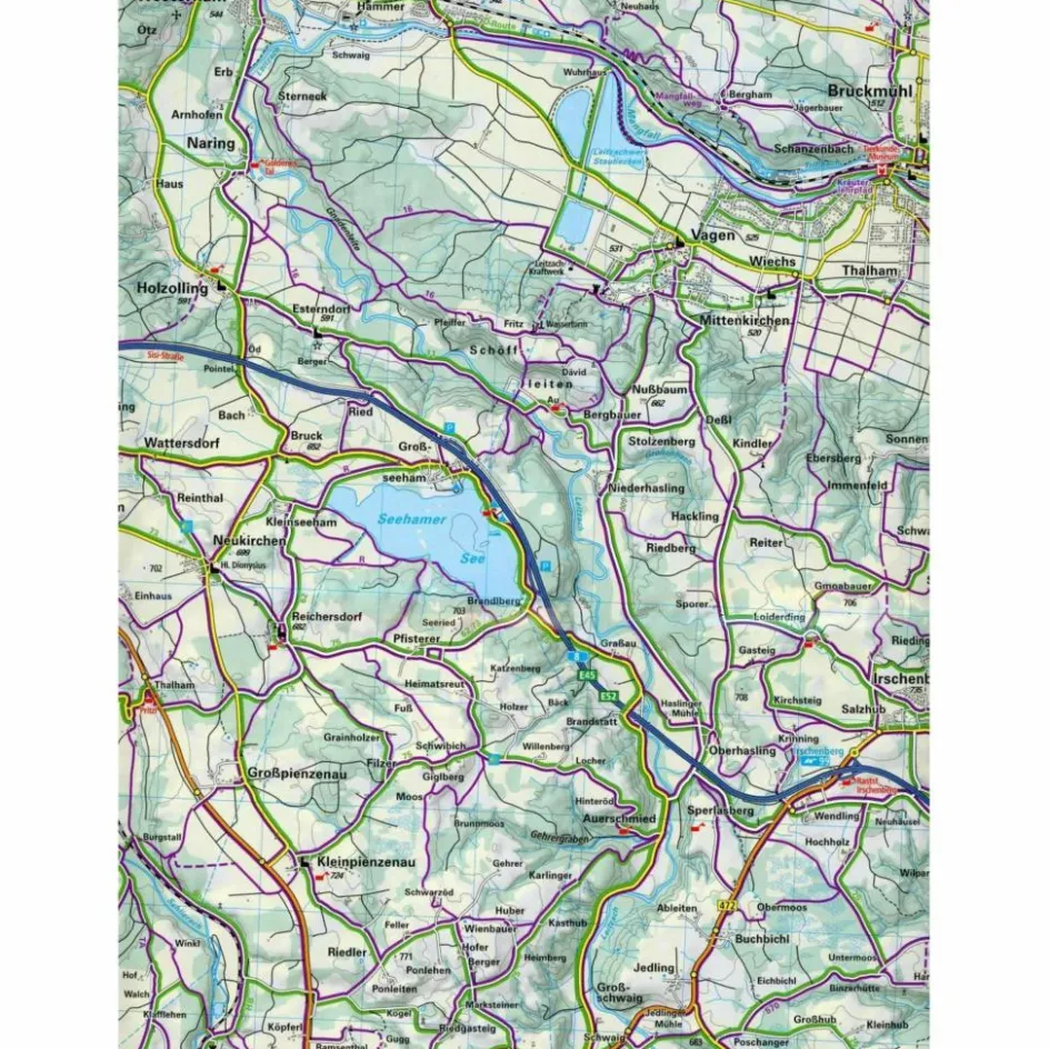 KUF OUTDOORKARTE 05. TEGERNSEE - Wanderkarte Fahrradkarten|Winterkarten