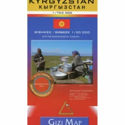 Best KYRGYZTAN GEOGRAPHICAL MAP 1 : 750 000 - Straßenkarte Straßenkarten|Straßenkarten