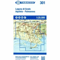 Hot LAGUNA DIE GRADO - AQUILEIA PALMANOVA 1:25000 Gewässerkarten|Gewässerkarten