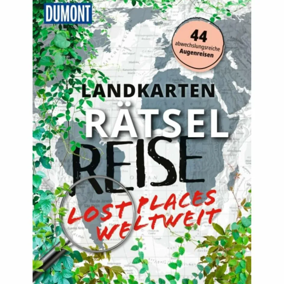 Clearance LANDKARTEN-RÄTSELREISE LOST PLACES WELTWEIT Outdoor-Sachbücher Und Naturwissen|Reisespiele
