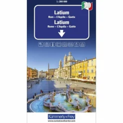 Straßenkarten|Straßenkarten^LATIUM-ROM NR. 10 REGIONALKARTE ITALIEN 1:200 000 - Straßenkarte