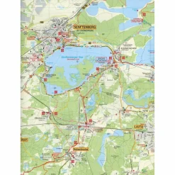 Fahrradkarten|Wanderkarten Und Winterkarten^LAUSITZER SEENLAND, SENFTENBERG, HOYERSWERDA - Wanderkarte