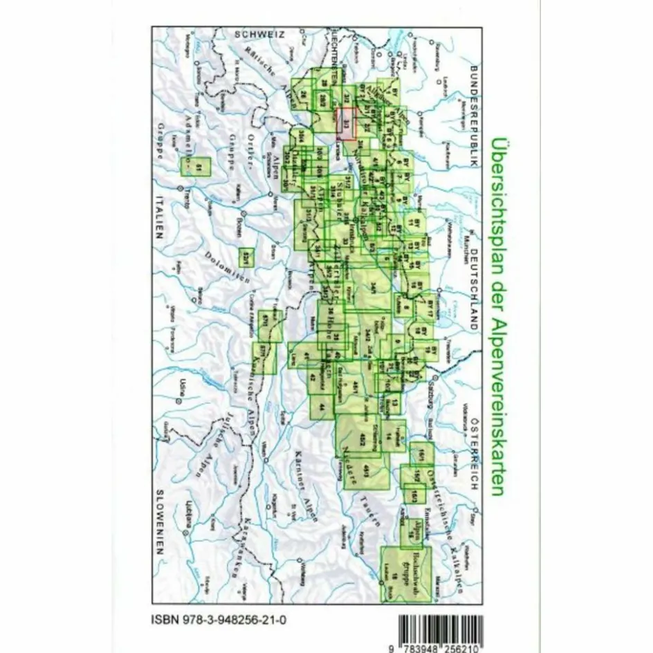 LECHTALER ALPEN - PARSEIERSPITZE 1:25 000 Wanderkarten Und Winterkarten|Wanderkarten Und Winterkarten
