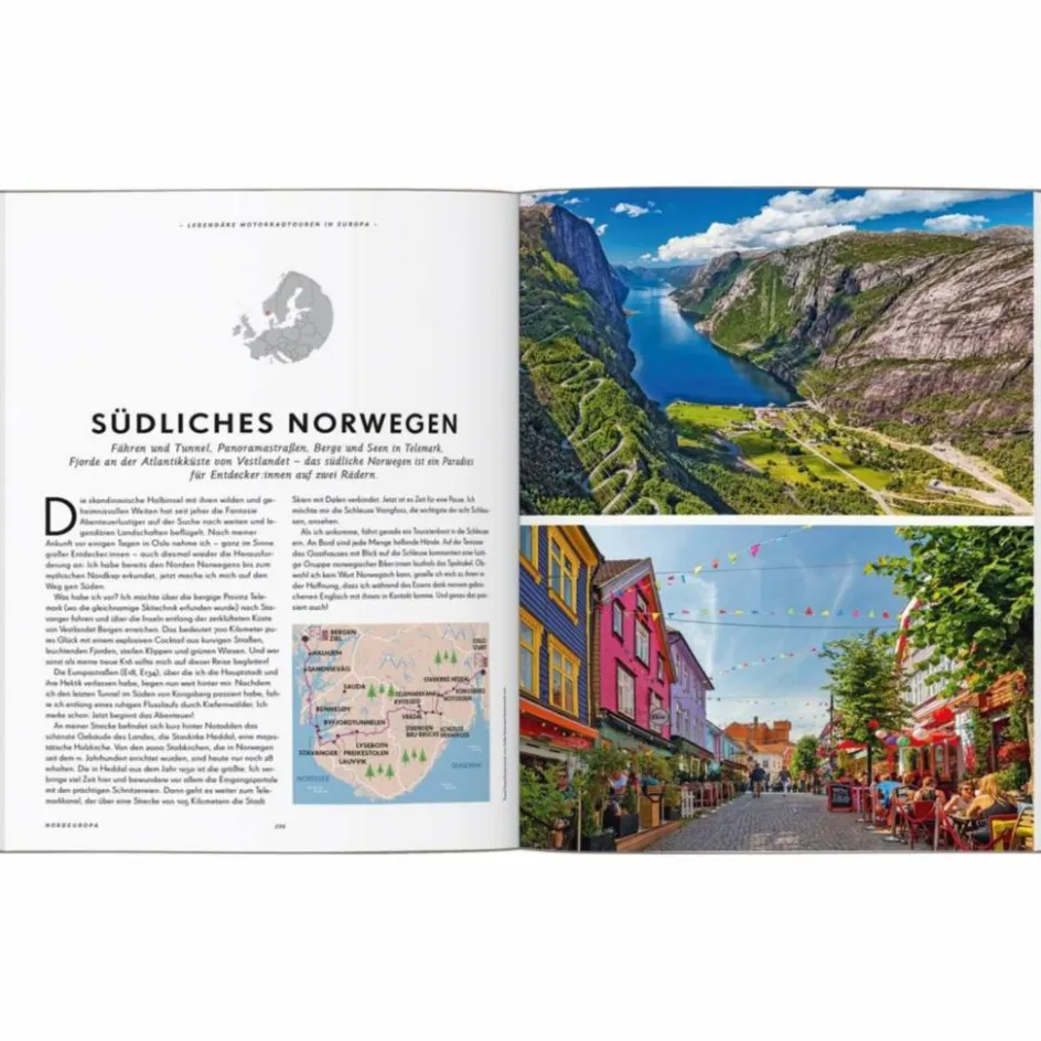 LEGENDÄRE MOTORRADTOUREN IN EUROPA - Bildband Bildbände