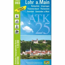 Wanderkarten Und Winterkarten|Wanderkarten Und Winterkarten^LOHR AM MAIN 1 : 25 000 - Wanderkarte