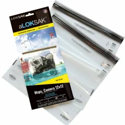 Loksak Wasserdicht Verpackt|Fahrradtaschen Und Fahrradrucksäcke^A MAPS 12X12 (29.8X30.5 CM) 2 STÜCK, STRASSENKARTEN - Wertsachenaufbewahrung