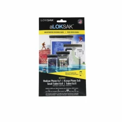 Loksak Smartphone-Zubehör Und Elektronik-Zubehör|Wasserdicht Verpackt^A PHONE & TABLET MULTIPACK 4 STÜCK (4X7, 5X8, 6X9, 8X1 - Wertsachenaufbewahrung