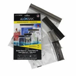 Loksak Smartphone-Zubehör Und Elektronik-Zubehör|Wasserdicht Verpackt^A PHONE & TABLET MULTIPACK 4 STÜCK (4X7, 5X8, 6X9, 8X1 - Wertsachenaufbewahrung