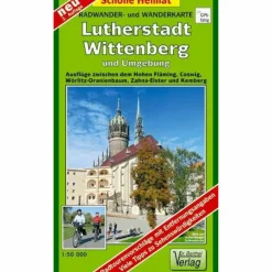 Best LUTHERSTADT WITTENBERG UND UMGEBUNG - Wanderkarte Fahrradkarten|Wanderkarten Und Winterkarten