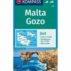 Straßenkarten|Straßenkarten^MALTA, GOZO 1:25 000 - Straßenkarte