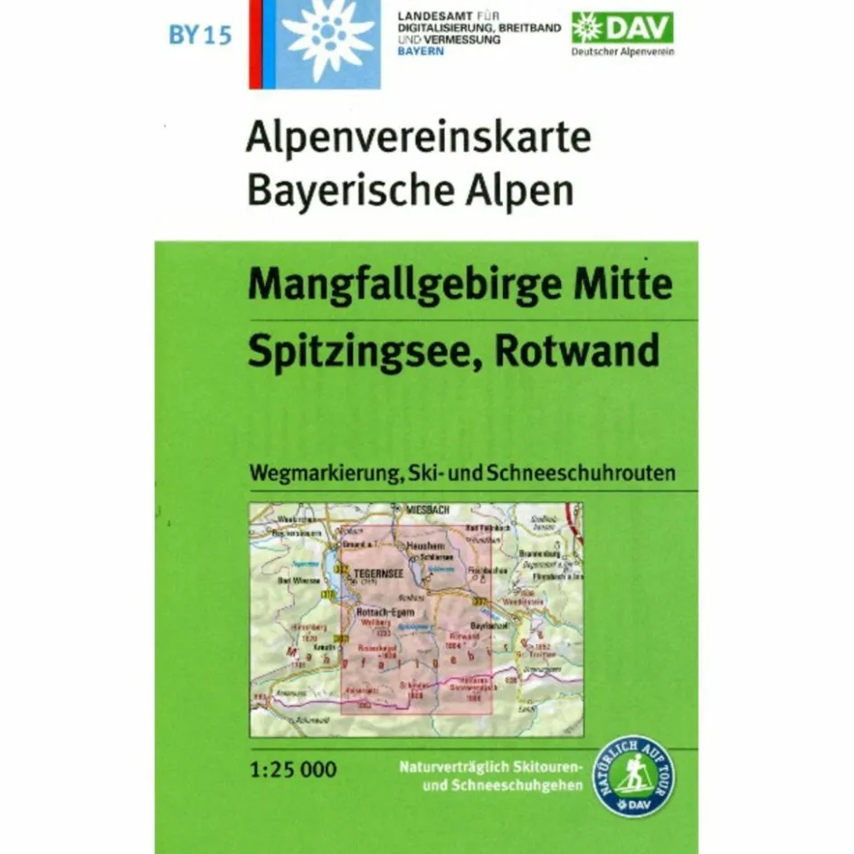 Clearance MANGFALLGEBIRGE MITTE, SPITZINGSEE, ROTWAND Wanderkarten Und Winterkarten|Wanderkarten Und Winterkarten