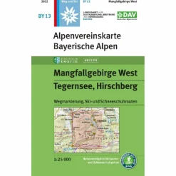 Clearance MANGFALLGEBIRGE WEST, TEGERNSEE, HIRSCHBERG 1:25.000 Wanderkarten Und Winterkarten|Wanderkarten Und Winterkarten