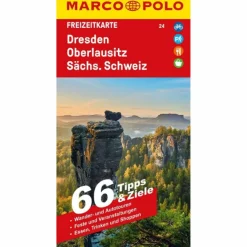 Straßenkarten|Straßenkarten^MARCO POLO 24 DRESDEN, OBERLAUSITZ, SÄCHSISCHE SCHWEIZ