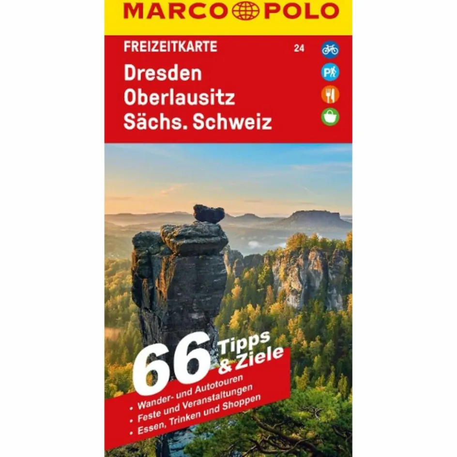 Straßenkarten|Straßenkarten^MARCO POLO 24 DRESDEN, OBERLAUSITZ, SÄCHSISCHE SCHWEIZ