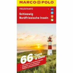 Clearance MARCO POLO FREIZEITKARTE 1 SCHLESWIG, NORDFRIESISCHE INSELN Straßenkarten|Straßenkarten