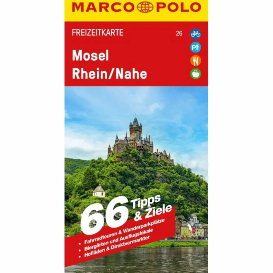 Straßenkarten|Straßenkarten^MARCO POLO FREIZEITKARTE 26 MOSEL, RHEIN/NAHE 1:115.000