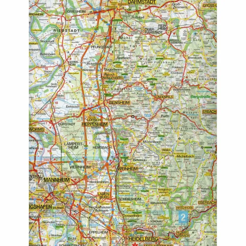 Straßenkarten|Straßenkarten^MARCO POLO KARTE DEUTSCHLAND BLATT 11 BA - Straßenkarte