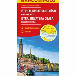 New MARCO POLO KARTE ISTRIEN, KROATISCHE KÜSTE NORD UND MITTE Straßenkarten|Straßenkarten