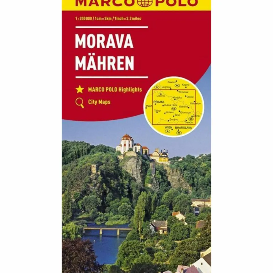 Straßenkarten|Straßenkarten^MARCO POLO KARTE TSCHECHIEN 02 MÄHREN 1: - Straßenkarte