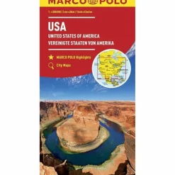 New MARCO POLO KONTINENTALKARTE USA 1:4 000 000 - Straßenkarte Straßenkarten|Straßenkarten