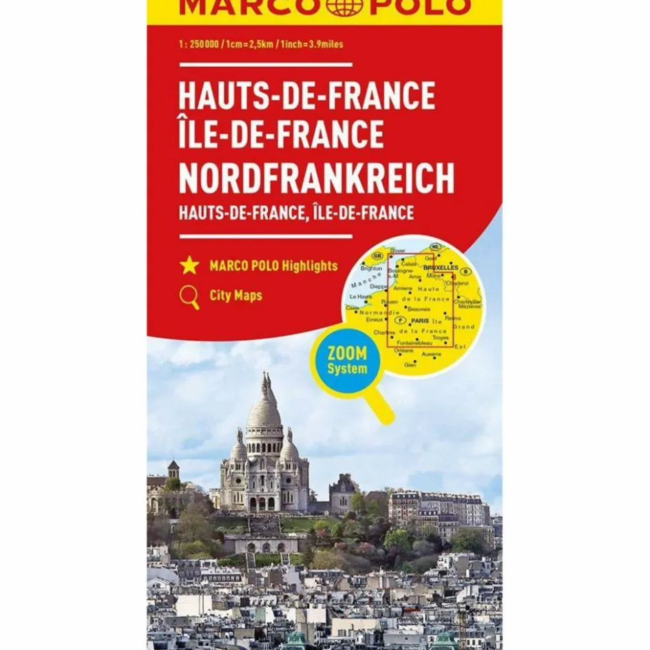 Best MARCO POLO REGIONALKARTE FRANKREICH: HAUTS-DE-FRANCE, ÎLE-DE Straßenkarten|Straßenkarten