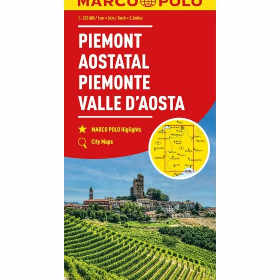 Discount MARCO POLO REGIONALKARTE ITALIEN 01 PIEMONT, AOSTATAL Straßenkarten|Straßenkarten