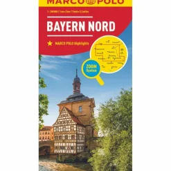 Best MARCO POLO REGIONALKARTE DEUTSCHLAND 12 BAYERN NORD Straßenkarten|Straßenkarten