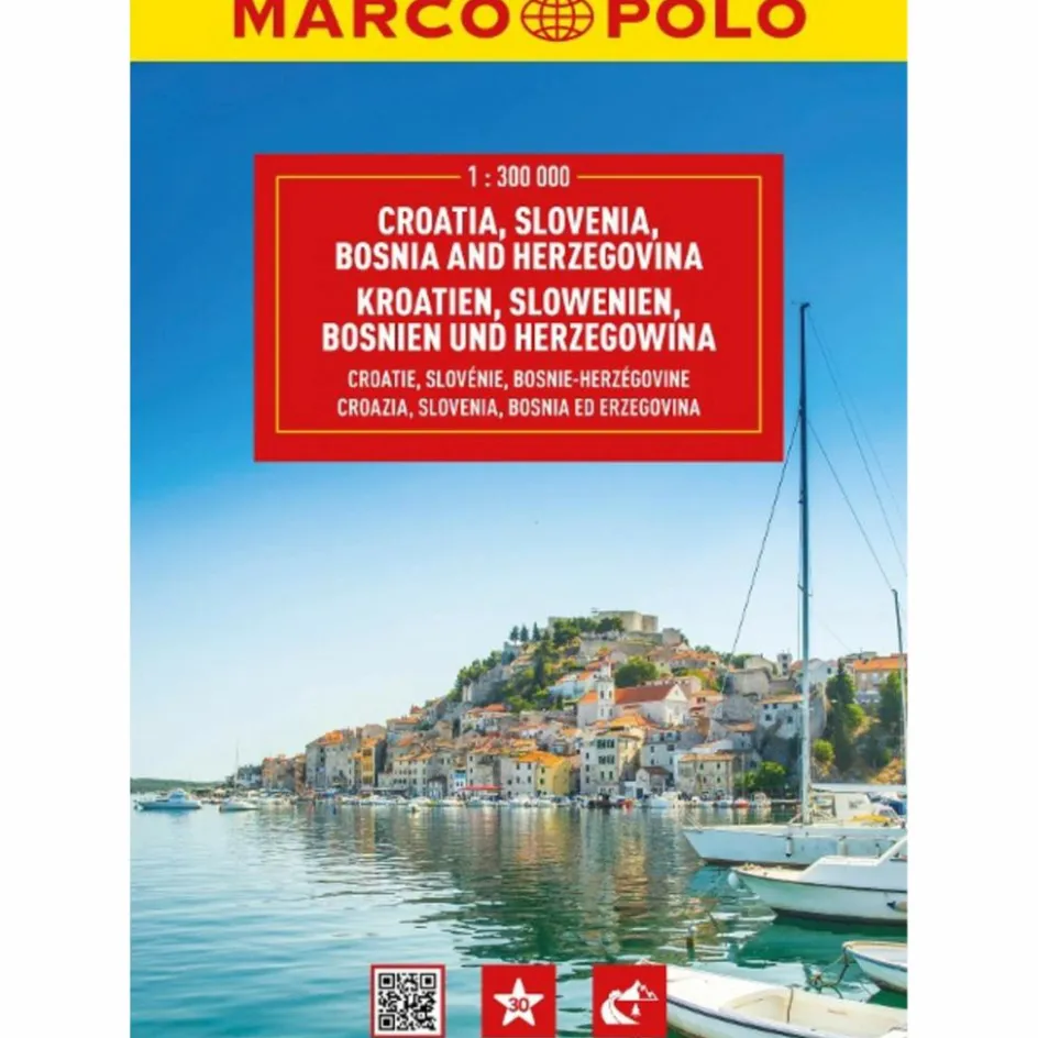 New MARCO POLO REISEATLAS KROATIEN, SLOWENIEN, BOSNIEN Straßenkarten|Straßenkarten