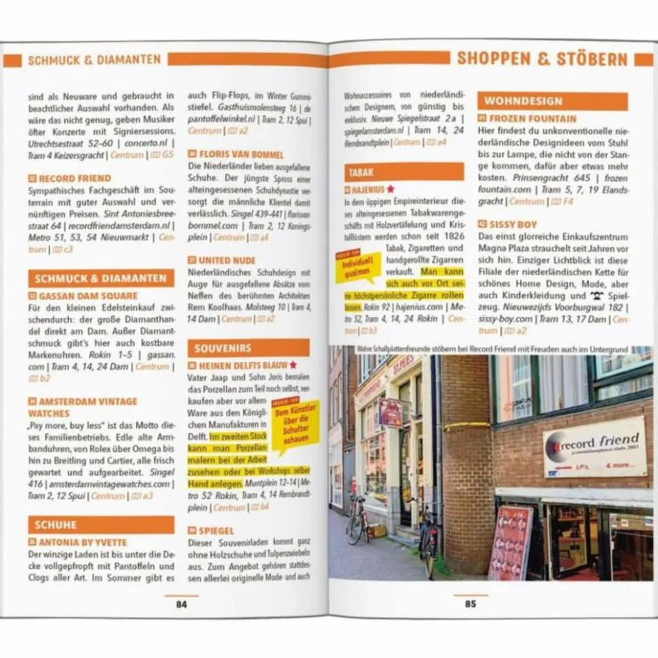 MARCO POLO REISEFÜHRER AMSTERDAM Reiseführer Westeuropa