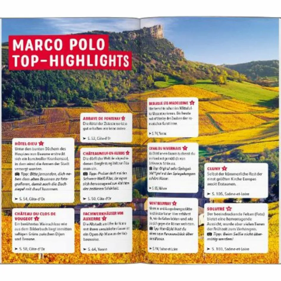 Reiseführer Westeuropa^MARCO POLO REISEFÜHRER BURGUND