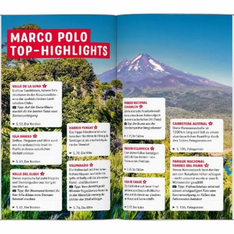 Reiseführer Südamerika^MARCO POLO REISEFÜHRER CHILE