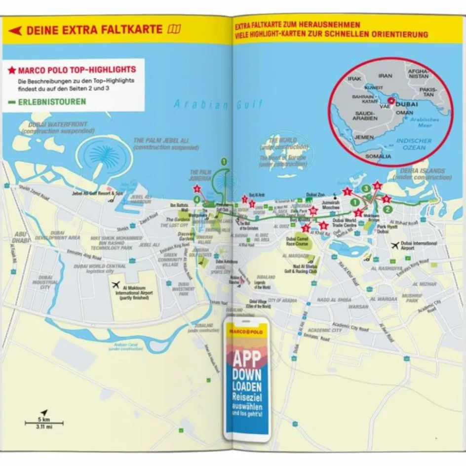 Outlet MARCO POLO REISEFÜHRER DUBAI Reiseführer Vorderasien