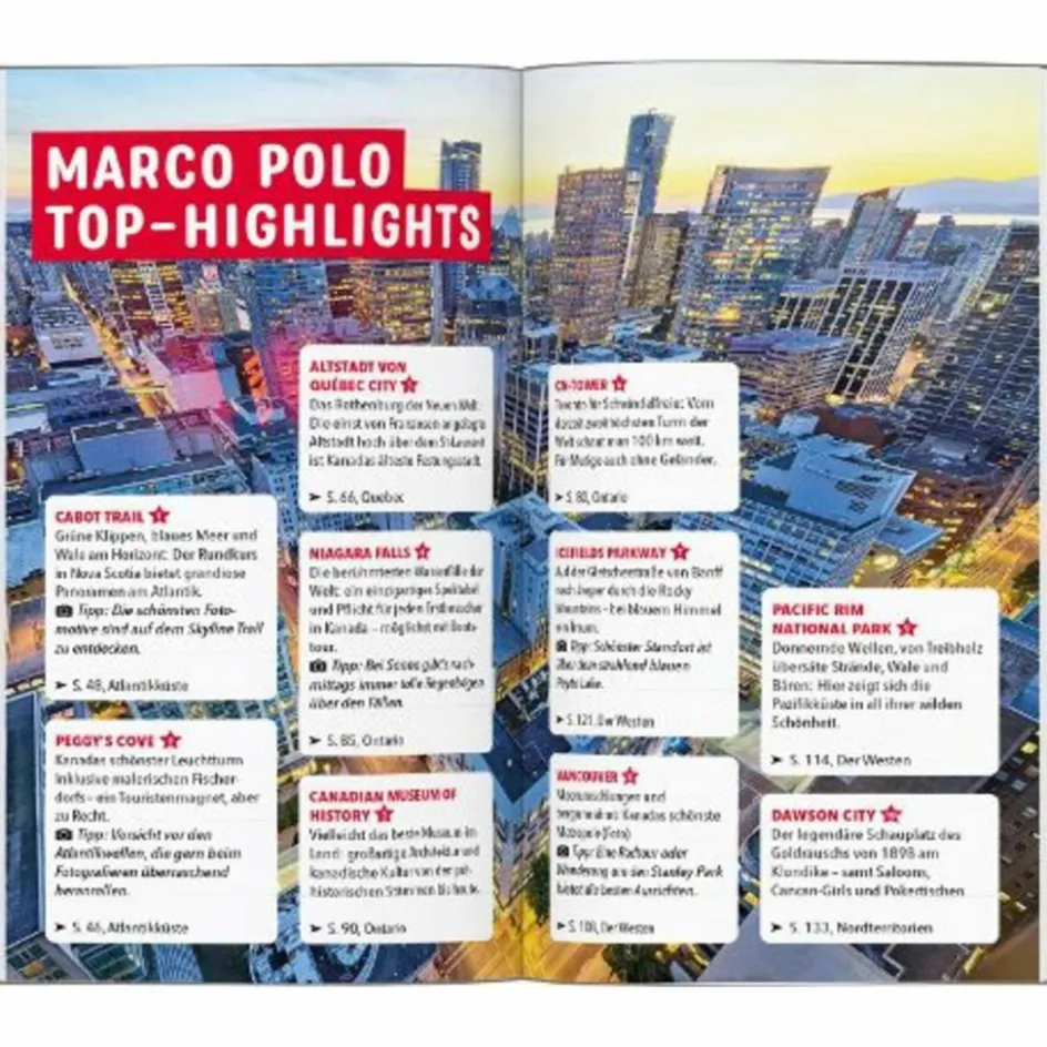 Reiseführer Nordamerika^MARCO POLO REISEFÜHRER KANADA
