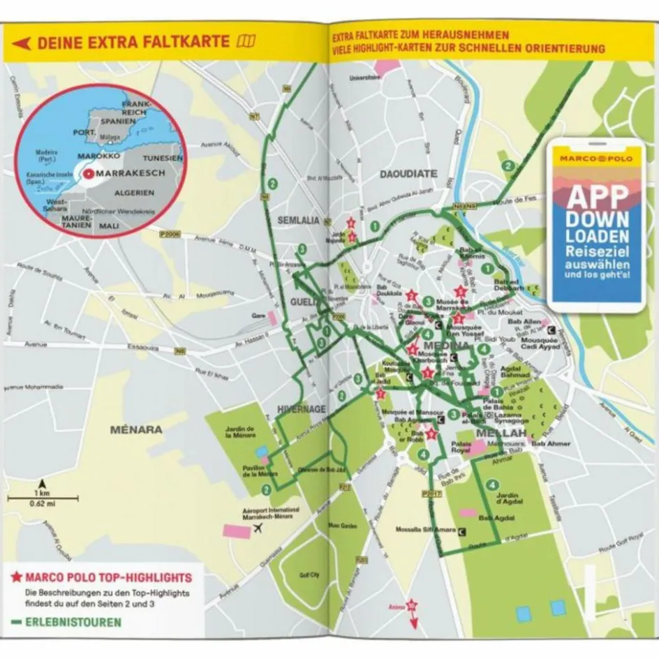 Reiseführer Afrika^MARCO POLO REISEFÜHRER MARRAKESCH