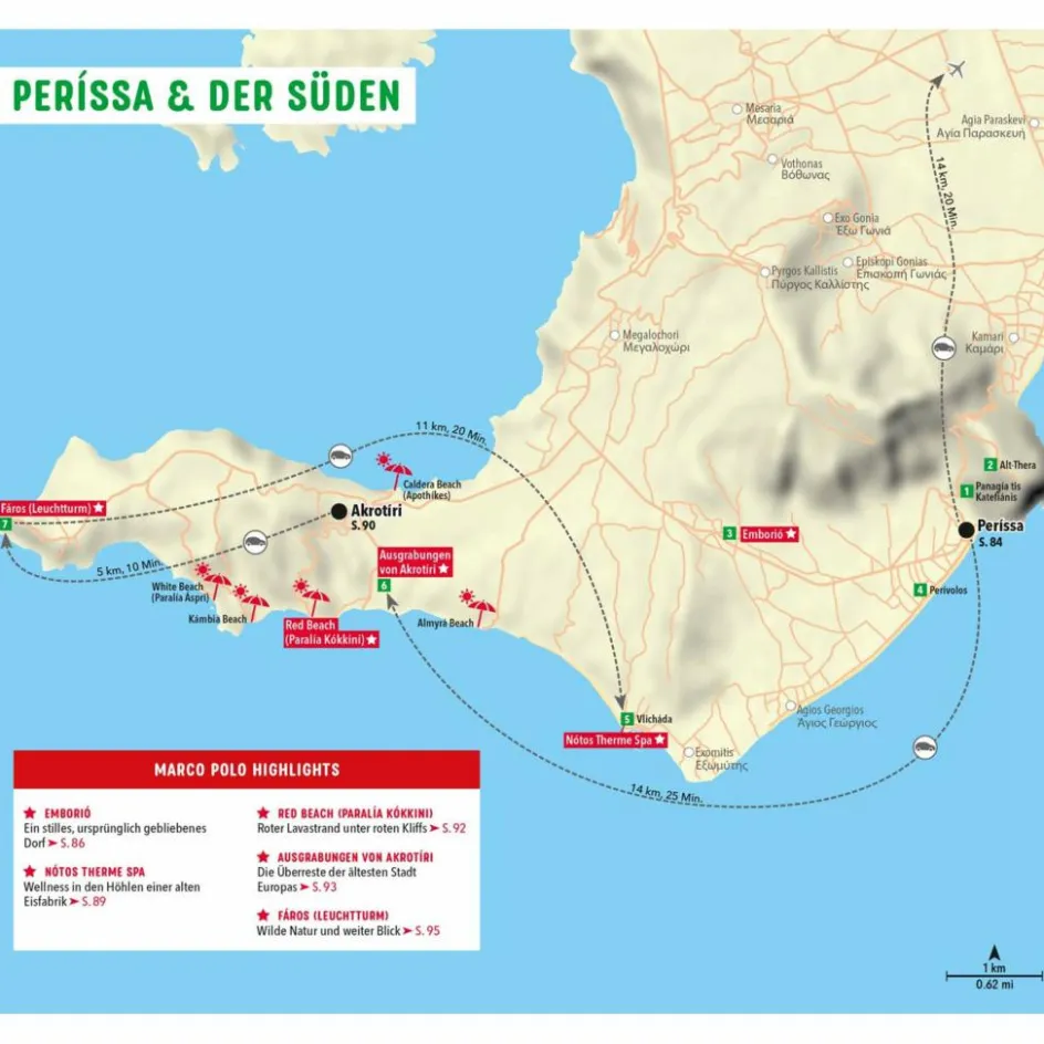 New MARCO POLO REISEFÜHRER SANTORIN Reiseführer Südosteuropa